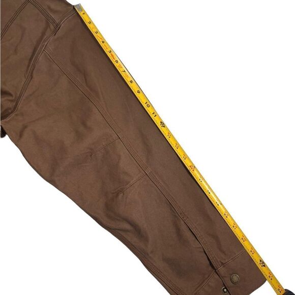 DRI-DUCK Barn Chore Coat Unlined Trail Canvas Jacket in Tobacco Brown - Picture 9 of 13